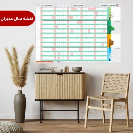 نقشه سال مدیران ایران